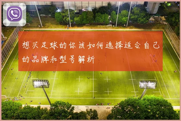 想买足球的你该如何选择适合自己的品牌和型号解析